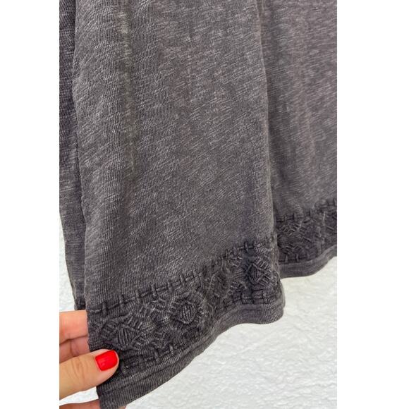 NWT Anthropology by Caite Bohemian Dark Gray Pullover - Size Small - Picture 4 of 9